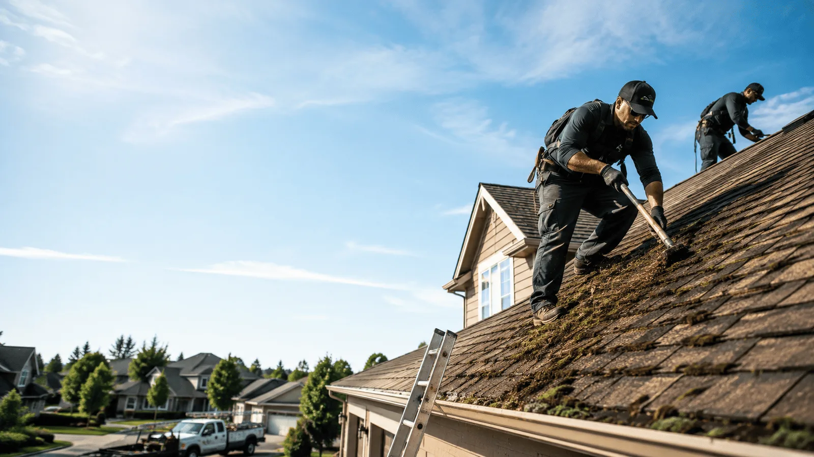 Roof Moss Removal in Tucker, AR near me